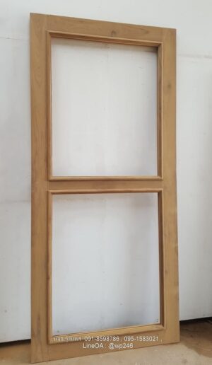 Alternative view of ประตูไม้สักบานเดี่ยว B251