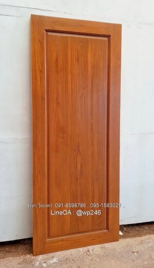 Alternative view of ประตูไม้สักบานเดี่ยว B264