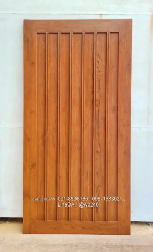 Alternative view of ประตูไม้สักบานเดี่ยว B265
