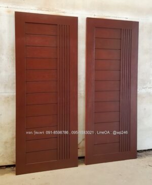 Alternative view of ประตูไม้สักบานเดี่ยว B268