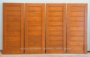 ประตูไม้โมเดิร์น