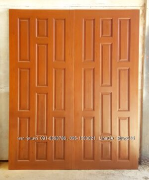 ประตูไม้สักบานเดี่ยว B05