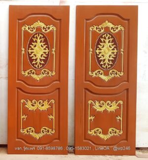 ประตูไม้สักบานเดี่ยว B116