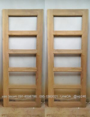 ประตูไม้สักบานเดี่ยว B126