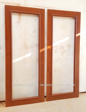 ประตูไม้สักบานเดี่ยว B127