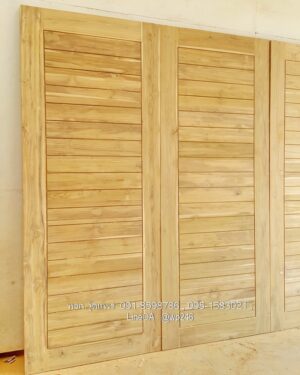 ประตูไม้สักบานเดี่ยว B271