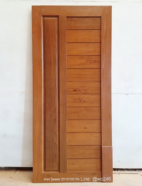 ประตูบานเดี่ยว ลูกพักโมเดิร์น